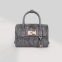 Bucket bag, chain, diamond grid bag, leather one shoulder crossbody bag