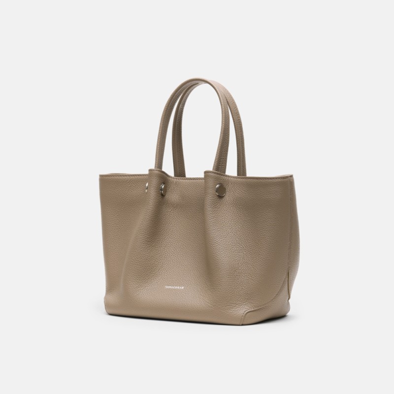Silver tote bag women's commuting premium bag