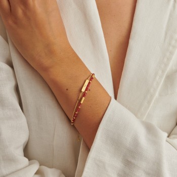 Waterproof Gold Birthstone Bracelet